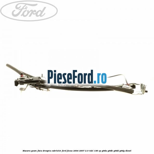 Macara geam fata dreapta Cabriolet Ford Focus 2004-2007 2.0 TDCi 136 cp G6DA, G6DB, G6DD, G6DG diesel