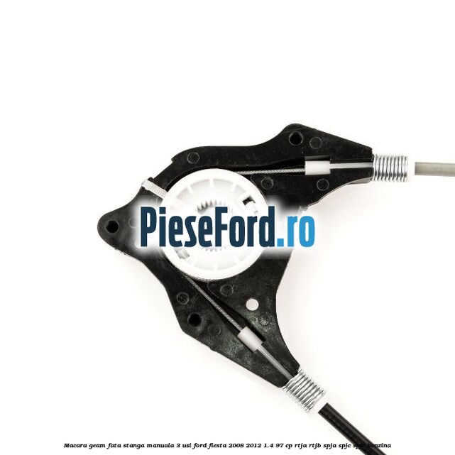 Macara geam fata stanga manuala 3 usi Ford Fiesta 2008-2012 1.4 97 cp RTJA, RTJB, SPJA, SPJC, SPJE benzina