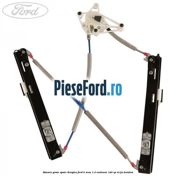 Macara geam spate dreapta Ford B-Max 1.0 EcoBoost 120 cp M1JA benzina