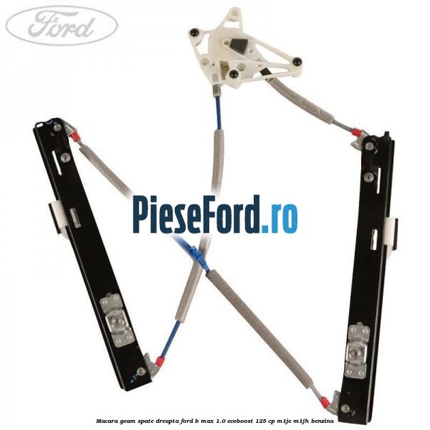 Macara geam spate dreapta Ford B-Max 1.0 EcoBoost 125 cp M1JE, M1JH benzina