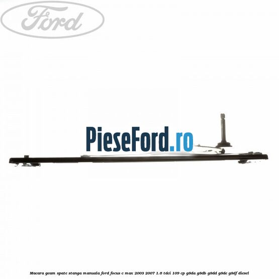 Macara geam spate stanga manuala Ford Focus C-Max 2003-2007 1.6 TDCi 109 cp G8DA, G8DB, G8DD, G8DE, G8DF diesel