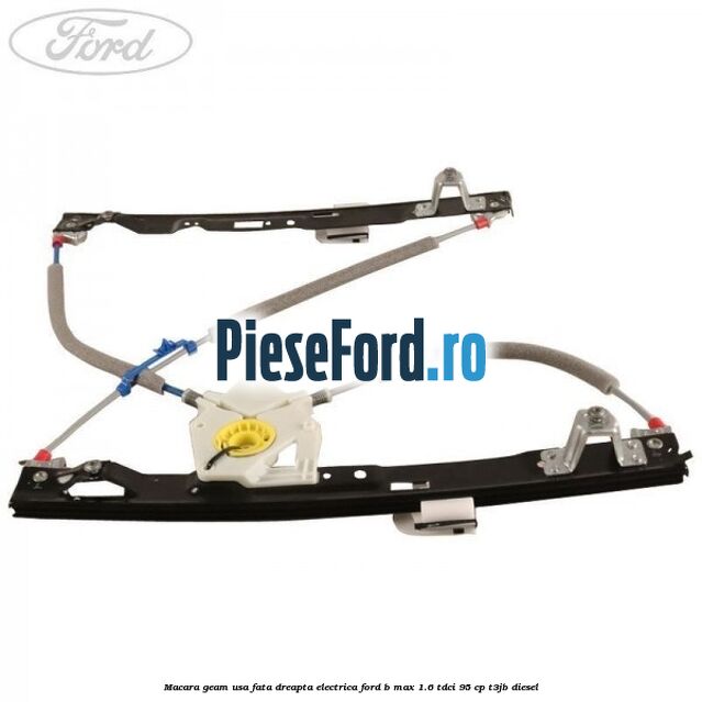 Macara geam usa fata dreapta electrica Ford B-Max 1.6 TDCi 95 cp T3JB diesel