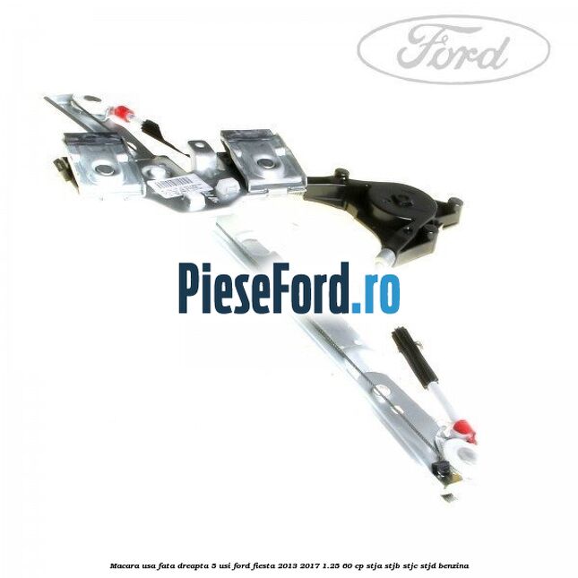 Macara usa fata dreapta 5 usi Ford Fiesta 2013-2017 1.25 60 cp STJA, STJB, STJC, STJD benzina