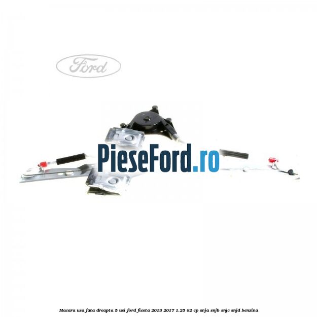 Macara usa fata dreapta 5 usi Ford Fiesta 2013-2017 1.25 82 cp SNJA, SNJB, SNJC, SNJD benzina