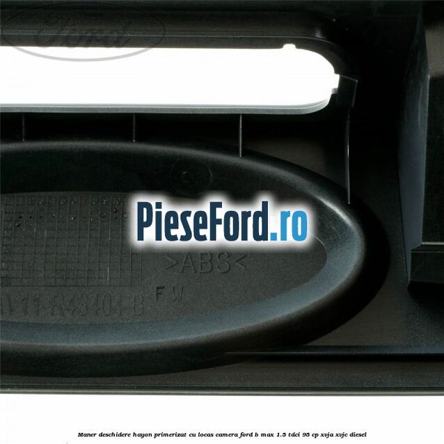 Maner deschidere hayon primerizat cu locas camera Ford B-Max 1.5 TDCi 95 cp XVJA, XVJC diesel