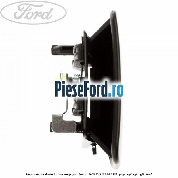 Maner exterior deschidere usa stanga Ford Transit 2006-2014 2.2 TDCi 125 cp CYFA, CYFB, CYFC, CYFD diesel