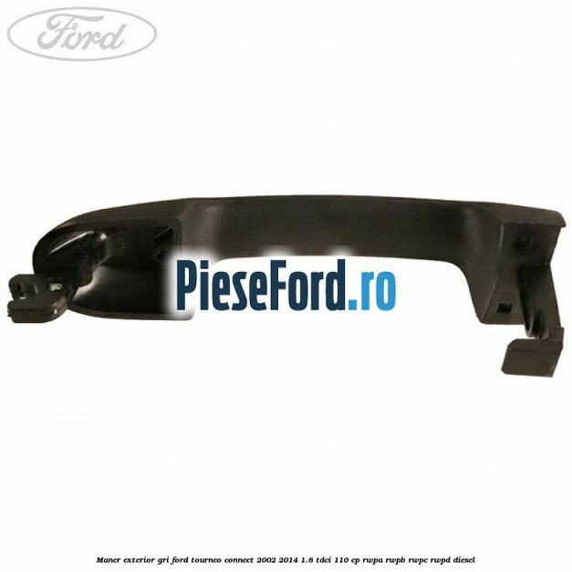 Maner exterior gri Ford Tourneo Connect 2002-2014 1.8 TDCi 110 cp RWPA, RWPB, RWPC, RWPD diesel