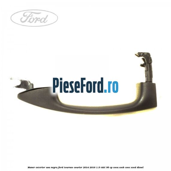 Maner exterior usa negru Ford Tourneo Courier 2014-2018 1.5 TDCi 95 cp XVCA, XVCB, XVCC, XVCD diesel