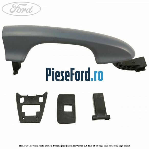 Maner exteror usa spate stanga dreapta Ford Fiesta 2017-2023 1.5 TDCi 85 cp XUJC, XUJD, XUJE, XUJF, XUJG diesel