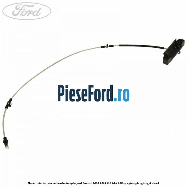 Maner interior usa culisanta dreapta Ford Transit 2006-2014 2.2 TDCi 125 cp CYFA, CYFB, CYFC, CYFD diesel