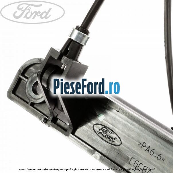 Maner interior usa culisanta dreapta superior Ford Transit 2006-2014 2.2 TDCi 115 cp Maner interior usa culisanta dreapta superior Ford Transit 2006-2014 2.2 TDCi 115 cp SRFA, SRFB, SRFC, SRFD, SRFE diesel