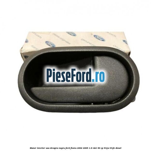 Maner interior usa dreapta negru Ford Fiesta 2002-2005 1.6 TDCi 90 cp HHJA, HHJB diesel