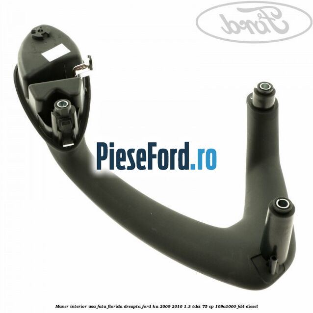 Maner interior usa fata florida dreapta Ford Ka 2009-2016 1.3 TDCi 75 cp 169A1000, FD4 diesel