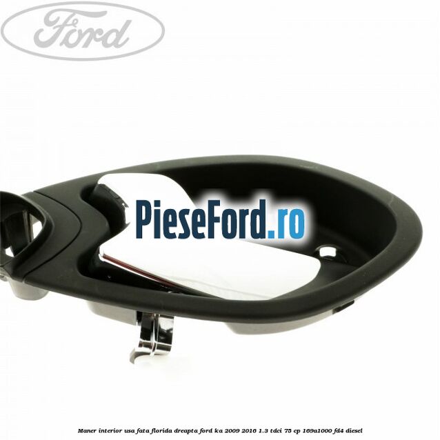 Maner interior usa fata florida dreapta Ford Ka 2009-2016 1.3 TDCi 75 cp 169A1000, FD4 diesel