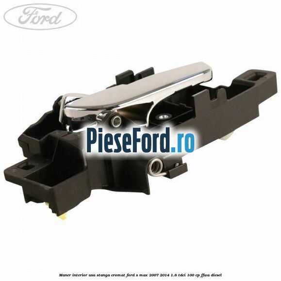 Maner interior usa stanga cromat Ford S-Max 2007-2014 1.8 TDCi 100 cp FFWA diesel