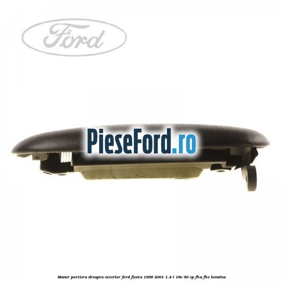 Maner portiera dreapta exterior Ford Fiesta 1996-2001 1.4 i 16V 90 cp FHA, FHE benzina