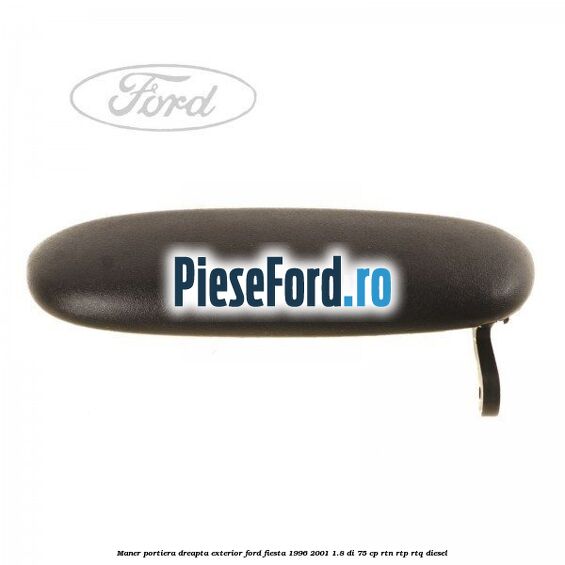 Maner portiera dreapta exterior Ford Fiesta 1996-2001 1.8 DI 75 cp