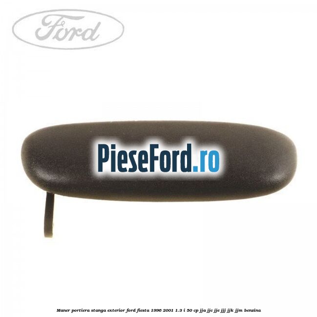 Maner portiera stanga exterior Ford Fiesta 1996-2001 1.3 i 50 cp JJA, JJC, JJE, JJJ, JJK, JJM benzina