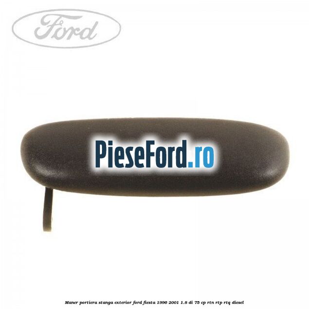 Maner portiera stanga exterior Ford Fiesta 1996-2001 1.8 DI 75 cp RTN, RTP, RTQ diesel