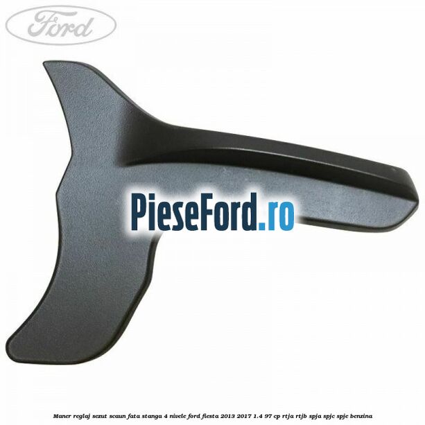 Maner reglaj sezut scaun fata stanga 4 nivele Ford Fiesta 2013-2017 1.4 97 cp RTJA, RTJB, SPJA, SPJC, SPJE benzina