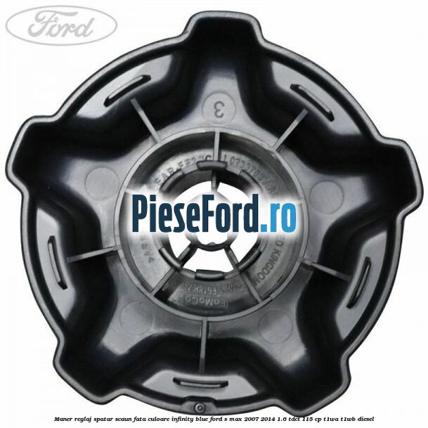 Maner reglaj spatar scaun fata culoare infinity blue Ford S-Max 2007-2014 1.6 TDCi 115 cp T1WA, T1WB diesel