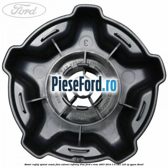 Maner reglaj spatar scaun fata culoare infinity blue Ford S-Max 2007-2014 1.8 TDCi 125 cp QYWA diesel