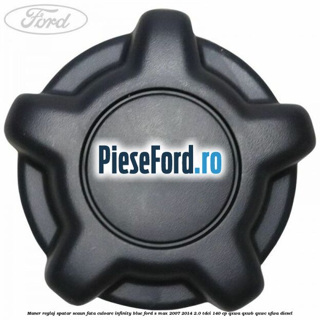 Maner reglaj spatar scaun fata culoare infinity blue Ford S-Max 2007-2014 2.0 TDCi 140 cp QXWA, QXWB, QXWC, UFWA diesel