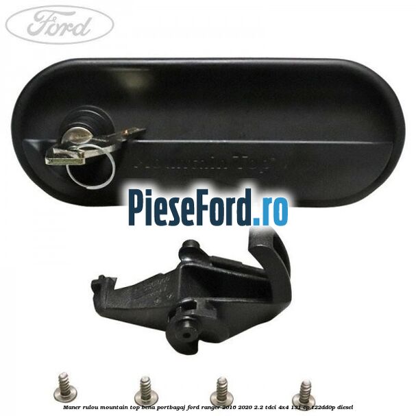 Maner rulou mountain top bena portbagaj Ford Ranger 2016-2020 2.2 TDCi 4x4 131 cp T22DD0P diesel