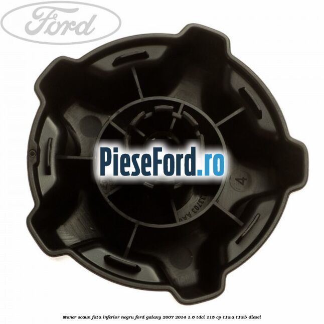 Maner scaun fata inferior negru Ford Galaxy 2007-2014 1.6 TDCi 115 cp T1WA, T1WB diesel