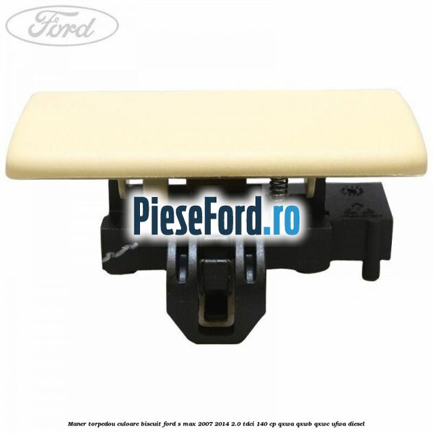 Maner torpedou culoare biscuit Ford S-Max 2007-2014 2.0 TDCi 140 cp QXWA, QXWB, QXWC, UFWA diesel