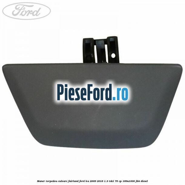 Maner torpedou culoare fairland Ford Ka 2009-2016 1.3 TDCi 75 cp 169A1000, FD4 diesel