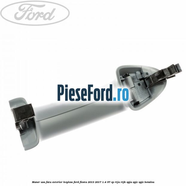 Maner usa fata exterior keyless Ford Fiesta 2013-2017 1.4 97 cp RTJA, RTJB, SPJA, SPJC, SPJE benzina