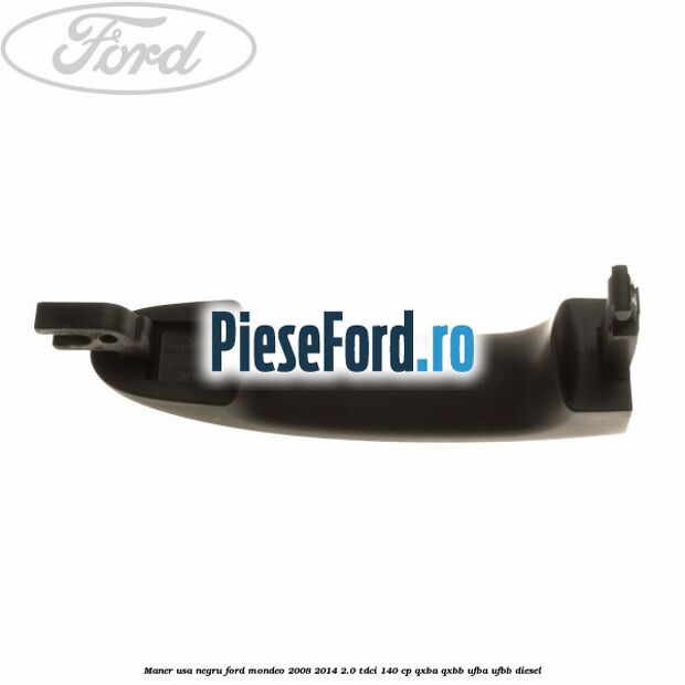 Maner usa negru Ford Mondeo 2008-2014 2.0 TDCi 140 cp QXBA, QXBB, UFBA, UFBB diesel