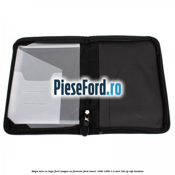 Mapa acte cu logo Ford neagra cu fermoar Ford Escort 1990-1995 1.8 4x4 130 cp RQB benzina