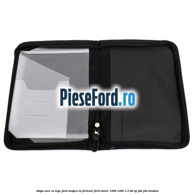 Mapa acte cu logo Ford neagra cu fermoar Ford Escort 1995-1998 1.3 60 cp J4B, J6A benzina