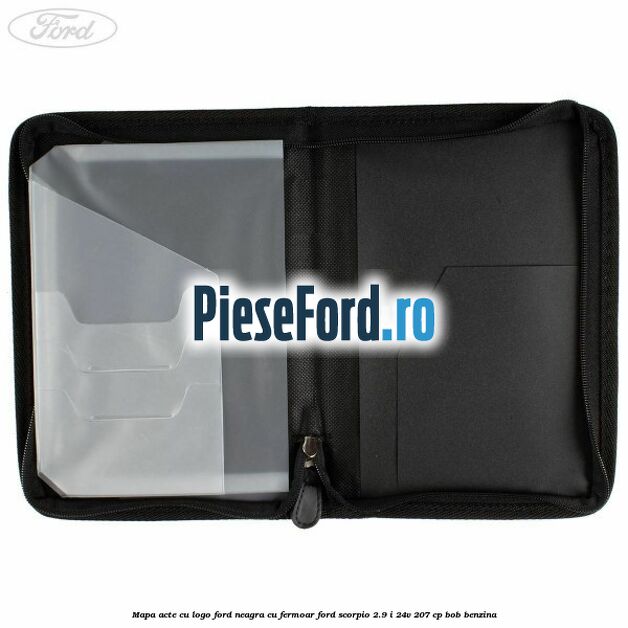 Mapa acte cu logo Ford neagra cu fermoar Ford Scorpio 2.9 i 24V 207 cp BOB benzina