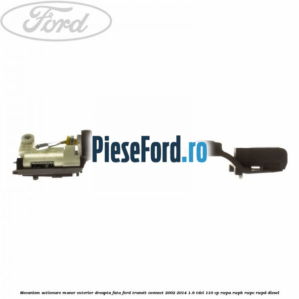 Mecanism actionare maner exterior dreapta fata Ford Transit Connect 2002-2014 1.8 TDCi 110 cp RWPA, RWPB, RWPC, RWPD diesel
