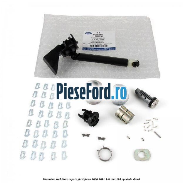 Mecanism inchidere capota Ford Focus 2008-2011 1.8 TDCi 115 cp KKDA diesel