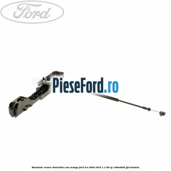 Mecanism maner deschidere usa stanga Ford Ka 2009-2016 1.2 69 cp 169A4000, FP4 benzina