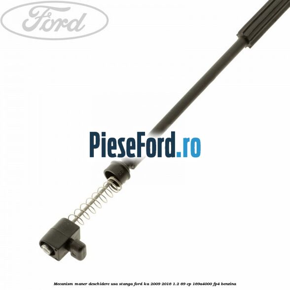 Mecanism maner deschidere usa stanga Ford Ka 2009-2016 1.2 69 cp 169A4000, FP4 benzina