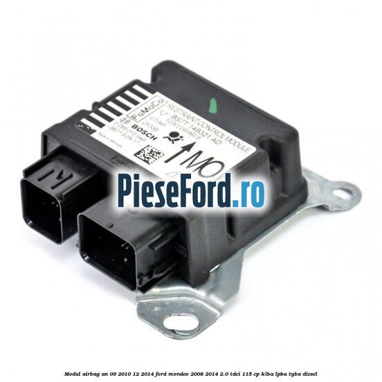 Modul airbag an 09/2010-12/2014 Ford Mondeo 2008-2014 2.0 TDCi 115 cp KLBA, LPBA, TYBA diesel