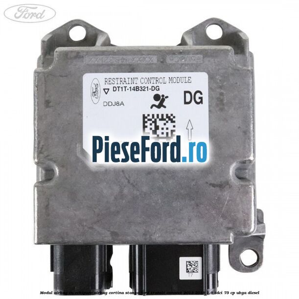 Modul airbag cu echipare airbag cortina stanga Ford Transit Connect 2013-2018 1.6 TDCi 75 cp UBGA diesel