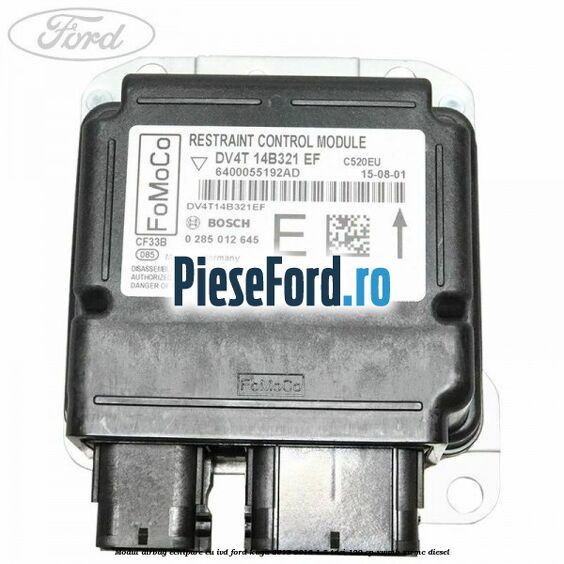 Modul airbag echipare cu IVD Ford Kuga 2013-2016 1.5 TDCi 120 cp XWMB, XWMC diesel
