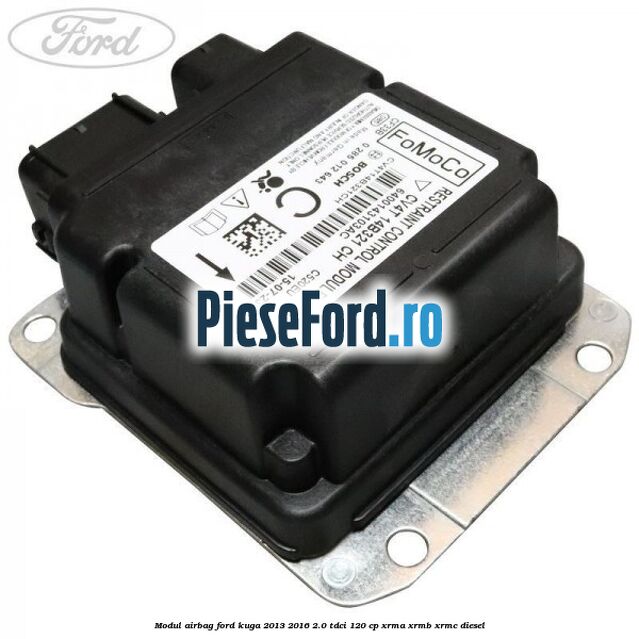 Modul airbag Ford Kuga 2013-2016 2.0 TDCi 120 cp Modul airbag Ford Kuga 2013-2016 2.0 TDCi 120 cp XRMA, XRMB, XRMC diesel