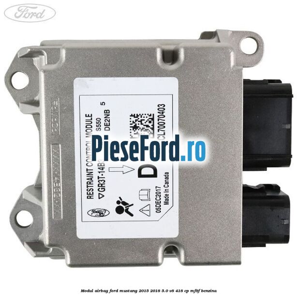 Modul airbag Ford Mustang 2015-2018 5.0 V8 418 cp Modul airbag Ford Mustang 2015-2018 5.0 V8 418 cp MF8F benzina
