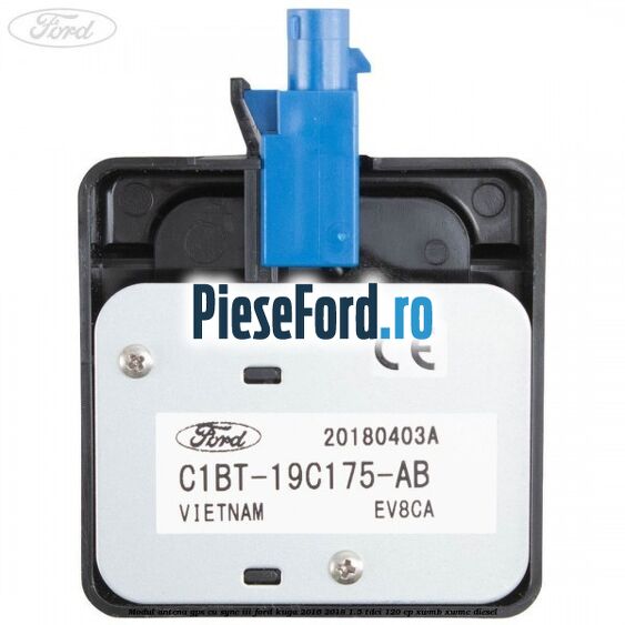 Modul antena GPS cu SYNC III Ford Kuga 2016-2018 1.5 TDCi 120 cp XWMB, XWMC diesel