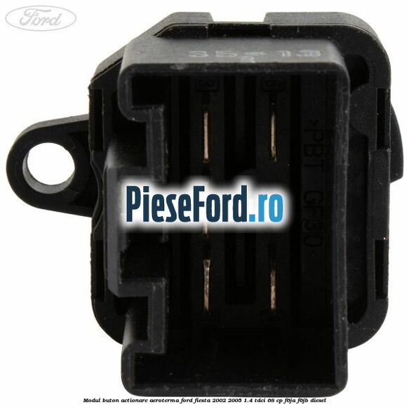 Modul buton actionare aeroterma Ford Fiesta 2002-2005 1.4 TDCi 68 cp F6JA, F6JB diesel