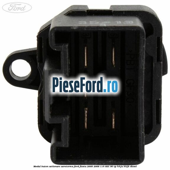 Modul buton actionare aeroterma Ford Fiesta 2005-2008 1.6 TDCi 90 cp HHJA, HHJB diesel