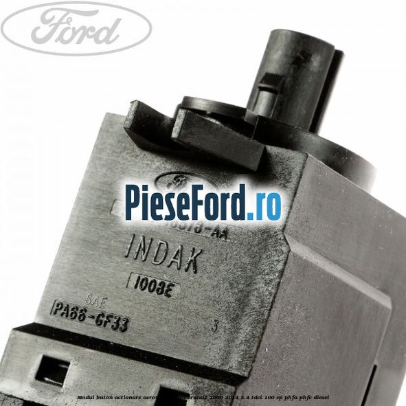 Modul buton actionare aeroterma Ford Transit 2006-2014 2.4 TDCi 100 cp PHFA, PHFC diesel