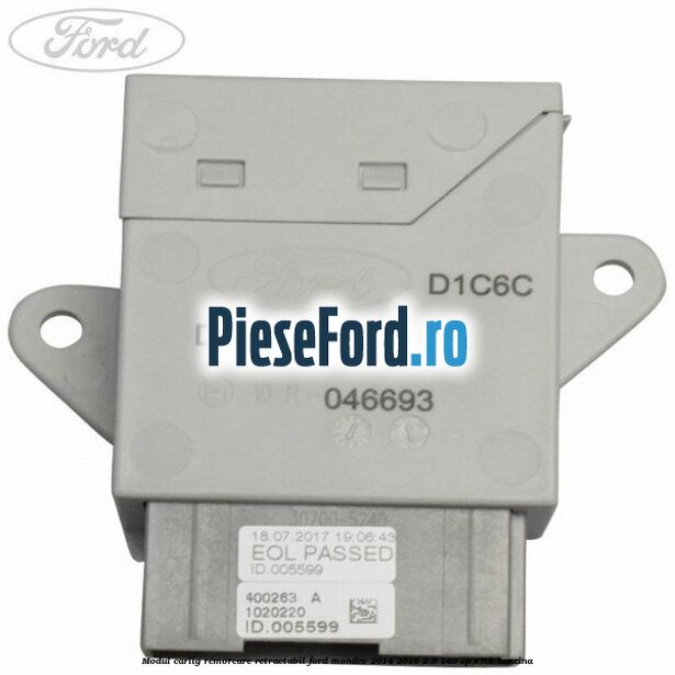 Modul carlig remorcare retractabil Ford Mondeo 2014-2018 2.5 149 cp S7CB benzina